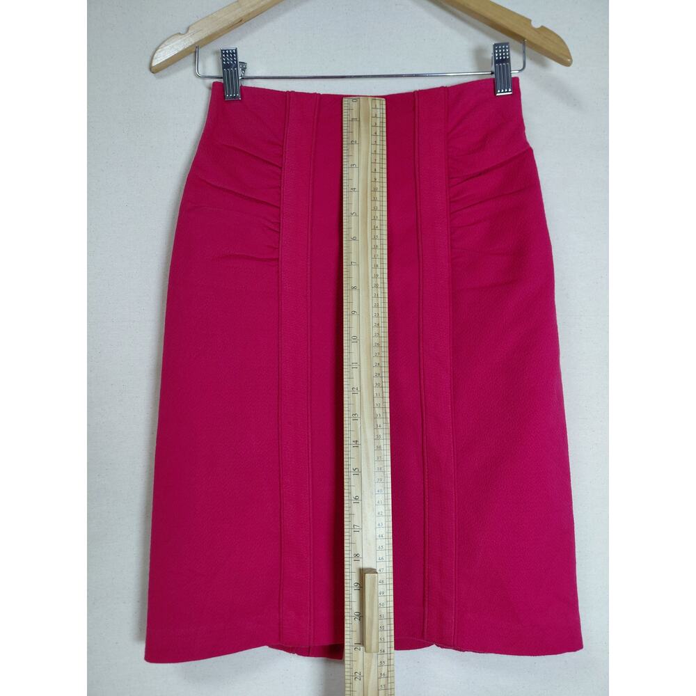 Nanette Lepore 19-3820 Made in USA Hot Stretch Pencil Skirt Women Size 0 - Picture 9 of 11